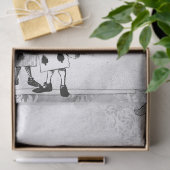 白黒トランプアリスinワンダーランド 薄葉紙 (ギフト)