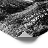 白黒トレイントラック諺聖なる書物、 経典 ポスター (角)