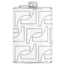 白黒トレンディーの幾何エレガントパターン