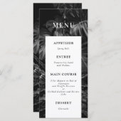 白黒トロピカルモンステ結婚ラのメニュー メニュー (正面/裏面)