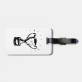 白黒トロフィー ラゲッジタグ (裏面横)