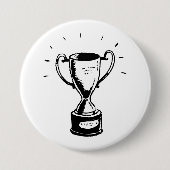 白黒トロフィー 缶バッジ (正面)