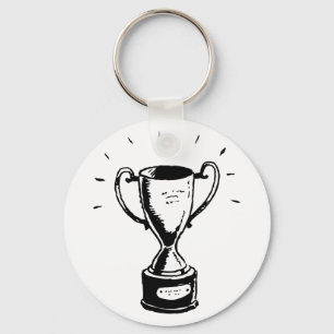 白黒トロフィKeychain キーホルダー