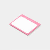 白黒トークバブル名前をカスタムする ポストイット (アングル)