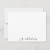 白黒ドイツの村のカード (裏面)