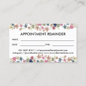 白黒ドッグウォーカーアポイントメント 名刺 (裏面)