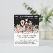 白黒ドッグウォーカーペットグルーミング (スタンド正面)