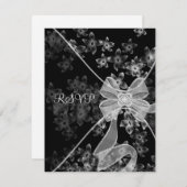 白黒ドッグウッドRSVP 出欠カード (正面/裏面)