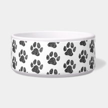 白黒ドッグポープリントリノカット