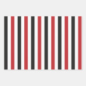 白黒ドッグラッピング紙セット ラッピングペーパーシート (正面3)