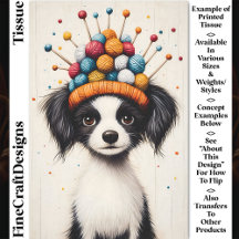 白黒ドッグ糸ボールハットCY1デコページ