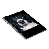 白黒ドッグ顔 ノートブック (右側)