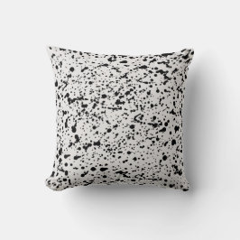 白黒ドットパターン クッション
