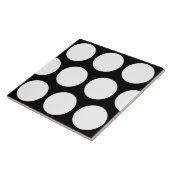 白黒ドットパターン タイル (側面)