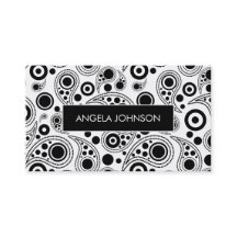 白黒ドットペイズリー