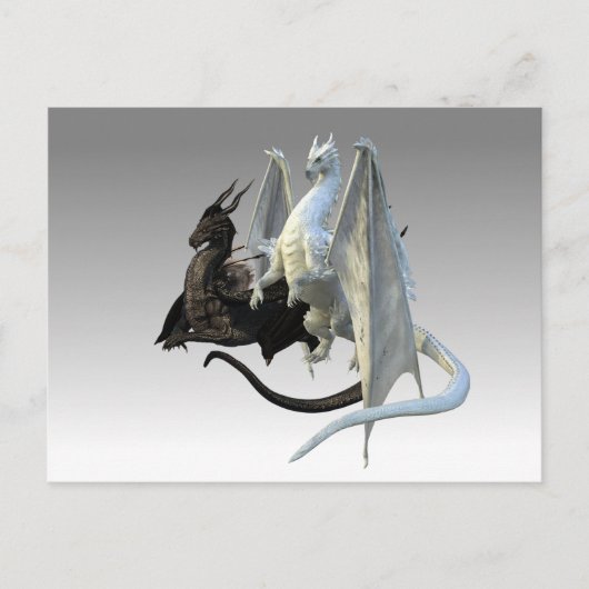 白黒ドラゴンズファンタジー ポストカード (正面)