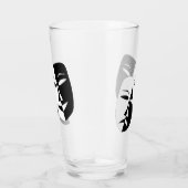 白黒ドラマのマスク タンブラーグラス (右)