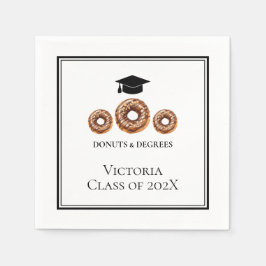 白黒ドーナツと度グラードパーティー スタンダードカクテルナプキン