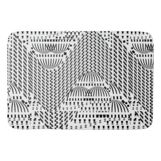 白黒ドーム バスマット