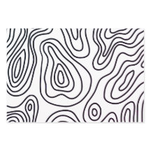 白黒ドール模様の折り返し紙シート