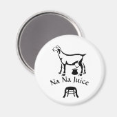 白黒ナニーヤギ搾乳便 マグネット (正面/裏面)