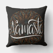 白黒ナマステデコールピロー クッション (裏面)