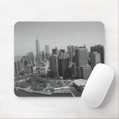 白黒ニューヨークシティスカイライン マウスパッド (マウス)