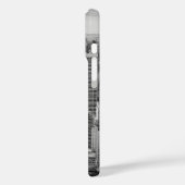 白黒ニューヨークシティスカイライン Case-Mate iPhoneケース (裏面 / 左)