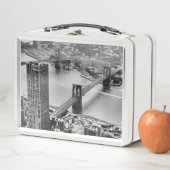 白黒ニューヨークシティ メタルランチボックス (インサイチュ)