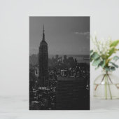 白黒ニューヨークシティ 便箋 (スタンド正面)