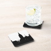 白黒ニューヨークシルエット コースター (右側)