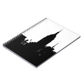 白黒ニューヨークシルエット ノートブック (左側)