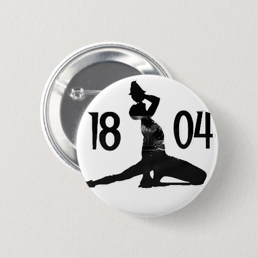 白黒ネグマロン1804ハイチTee |ハイティア 缶バッジ (正面&裏面)