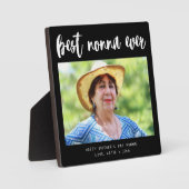 白黒ノナ最高のレンナ フォトプラーク (正面)