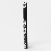白黒ハイビスカスのiPhone 5のやっと箱 Case-Mate iPhoneケース (裏面/左)