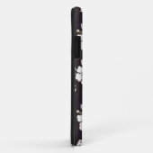 白黒ハイビスカスのiPhone 5のやっと箱 Case-Mate iPhoneケース (裏面/右)