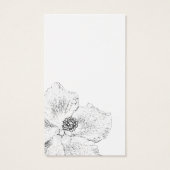 ©白黒ハイビスカスフローライヤリングホルダー (裏面)