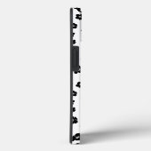 白黒ハイビスカスフローラ Case-Mate iPhoneケース (裏面 / 右)