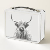 白黒ハイランド牛 メタルランチボックス (裏面)