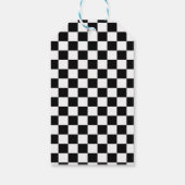 白黒ハッピードゥデ1st誕生日ありがとう ギフトタグ (裏面)