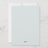 白黒ハッピーホリデーズスクリプトフォト シーズンカード (裏面)