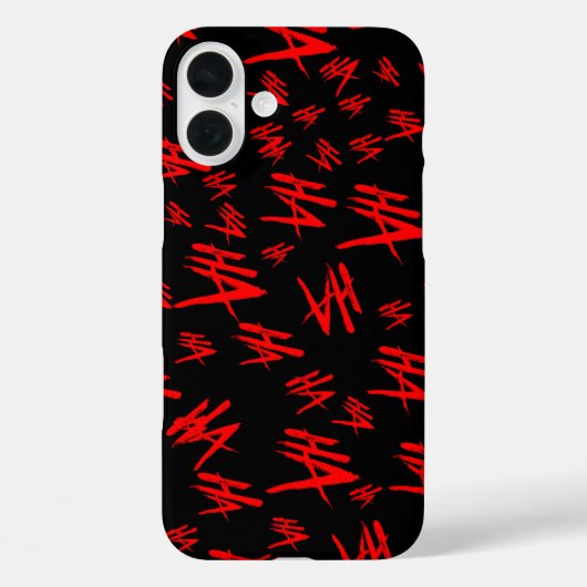 白黒ハハ Case-Mate iPhoneケース (裏面)