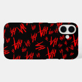 白黒ハハ Case-Mate iPhoneケース (裏面 (横))