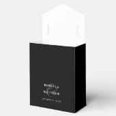 白黒ハロウィンの結婚スケルトン名 フェイバーボックス (オープン)