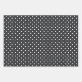 白黒ハロウィンカボチャ幽霊 ラッピングペーパーシート (正面3)