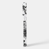 白黒ハロウィンケース最適化iPhone 15 iPhoneケース (左側面)