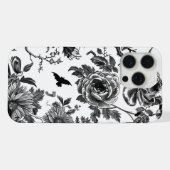 白黒ハロウィンケース最適化iPhone 15 iPhoneケース (裏面横)