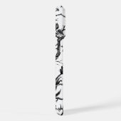 白黒ハロウィンケース最適化iPhone 15 iPhoneケース (右側面)