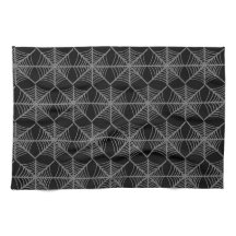 白黒ハロウィーンスパイダーウェブ