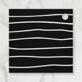 白黒ハロウィーンブライダルシャワーありがとう フェイバータグ (裏面)